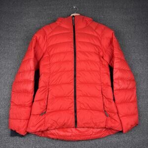 Mountain Standard Puffer‎ Jacket Womens M Red Colorado Huckberry Full Zip Ski